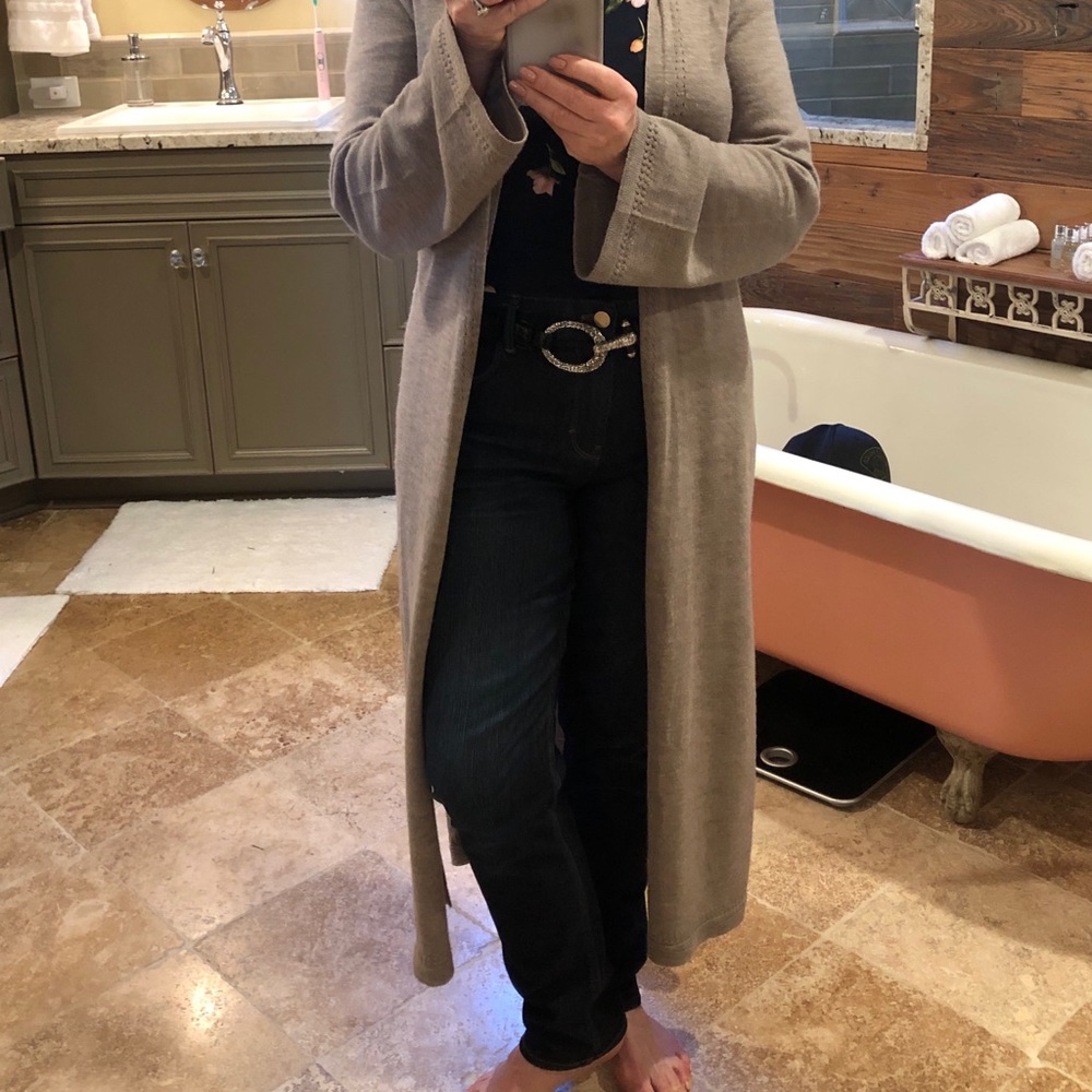 Max Studio Merino Wool Duster